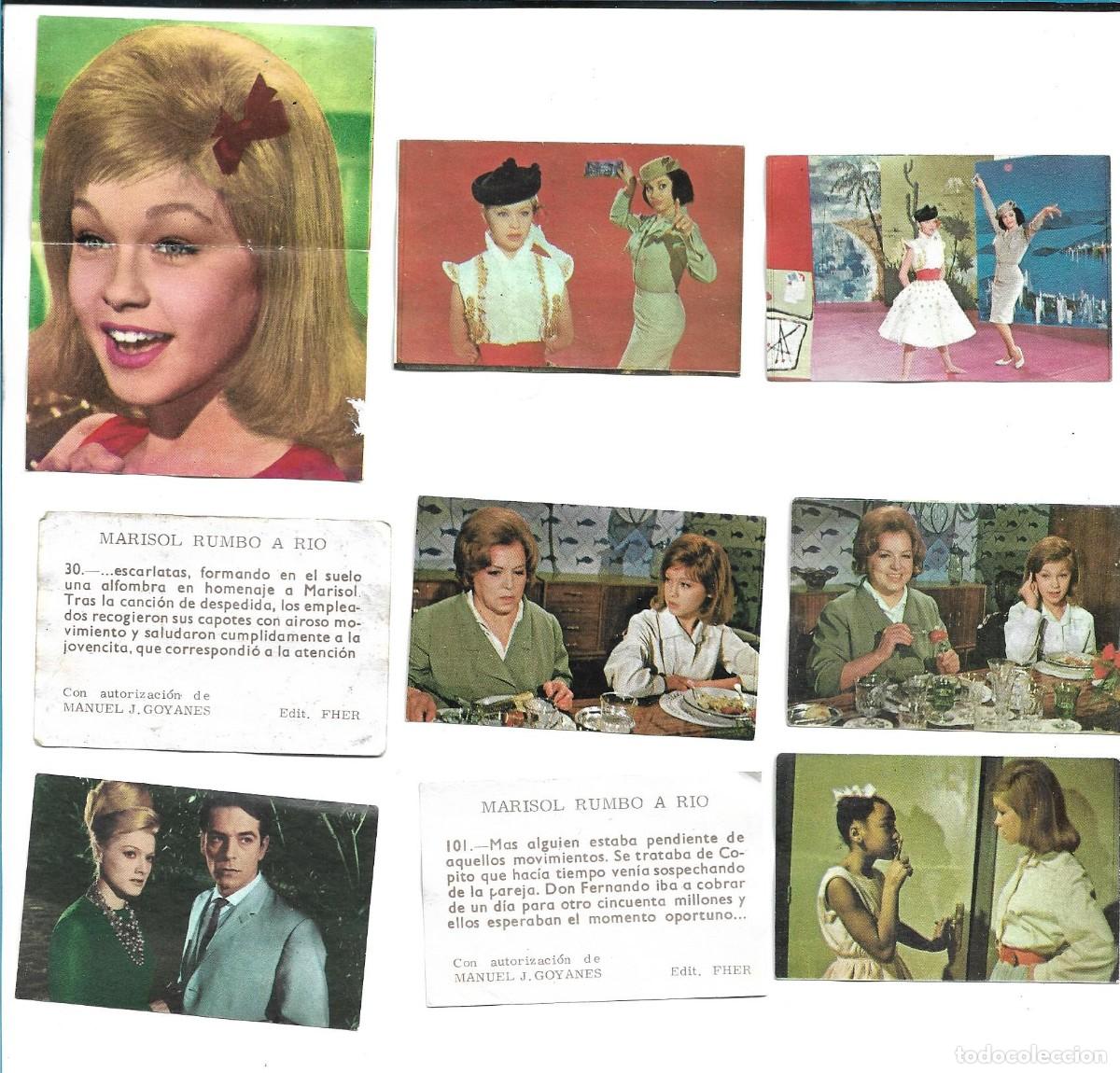 Coleccionismo Cromos antiguos: MARISOL RUMBO A RIO - 160 CROMOS - SE VENDEN SUELTOS