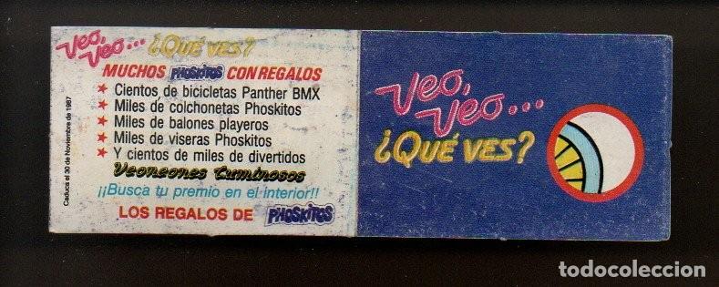 Collectionnisme Cartes &agrave; collectionner anciennes: CROMO PHOSKITOS VEO VEO &iquest;QUE VES?.