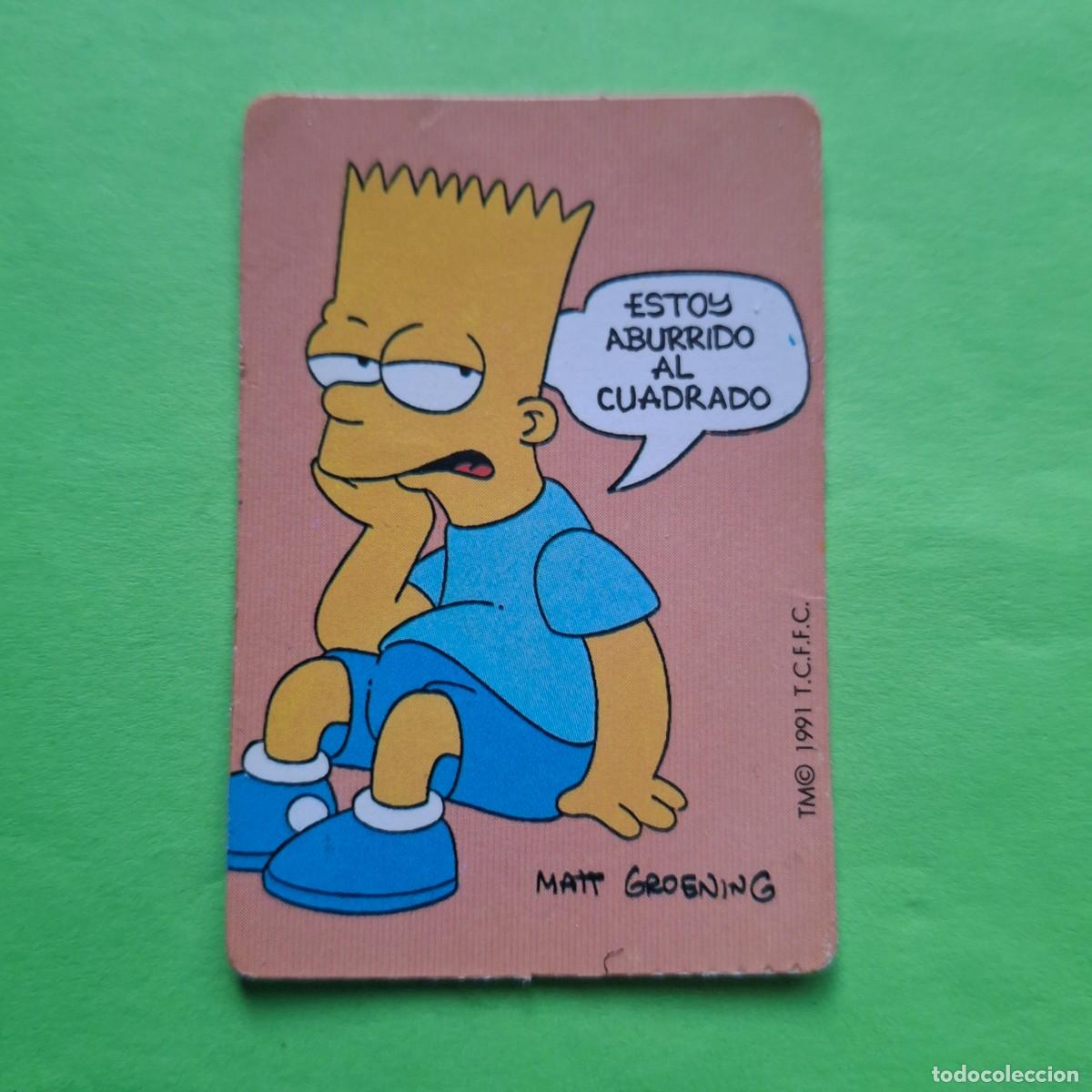 Coleccionismo Cromos antiguos: BOLLYCAO - LOS SIMPSONS - CROMO PEGATINA SIN PEGAR - THE SIMPSONS