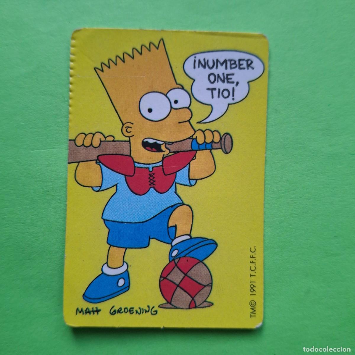 Coleccionismo Cromos antiguos: BOLLYCAO - LOS SIMPSONS - CROMO PEGATINA SIN PEGAR - THE SIMPSONS