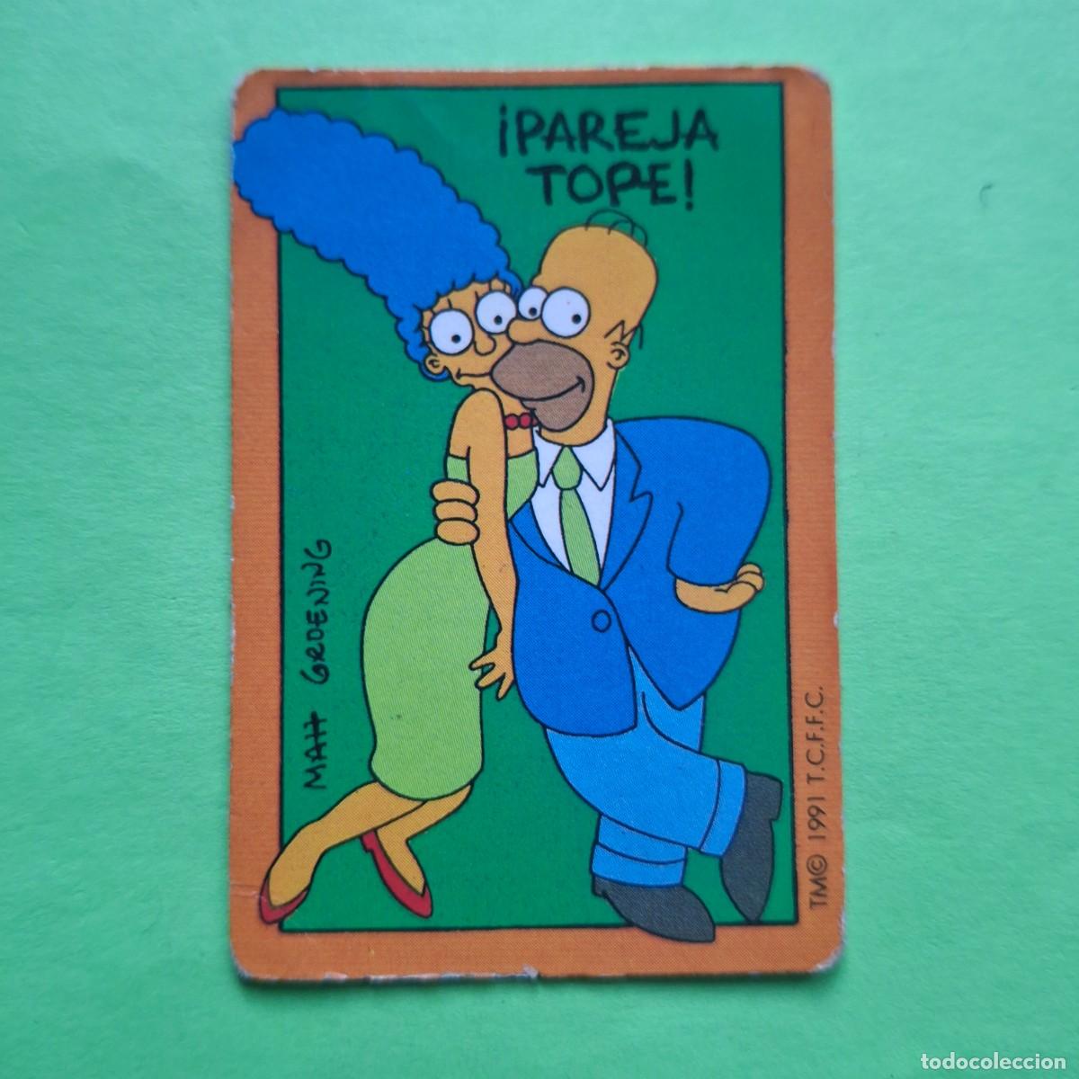 Coleccionismo Cromos antiguos: BOLLYCAO - LOS SIMPSONS - CROMO PEGATINA SIN PEGAR - THE SIMPSONS