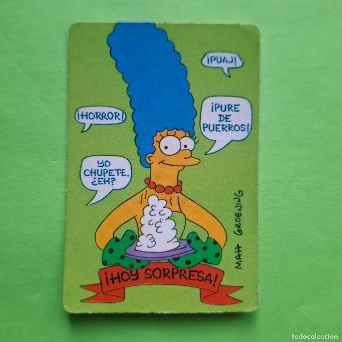 Coleccionismo Cromos antiguos: BOLLYCAO - LOS SIMPSONS - CROMO PEGATINA SIN PEGAR - THE SIMPSONS