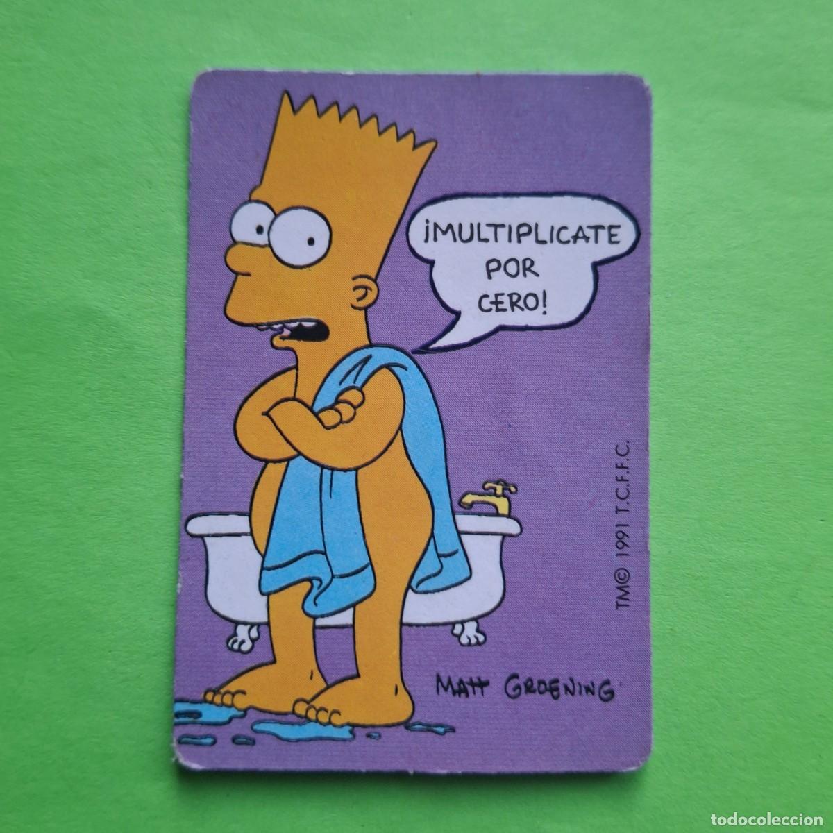 Coleccionismo Cromos antiguos: BOLLYCAO - LOS SIMPSONS - CROMO PEGATINA SIN PEGAR - THE SIMPSONS