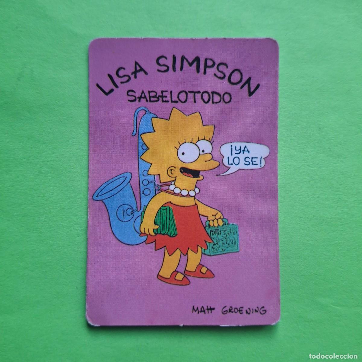 Coleccionismo Cromos antiguos: BOLLYCAO - LOS SIMPSONS - CROMO PEGATINA SIN PEGAR - THE SIMPSONS