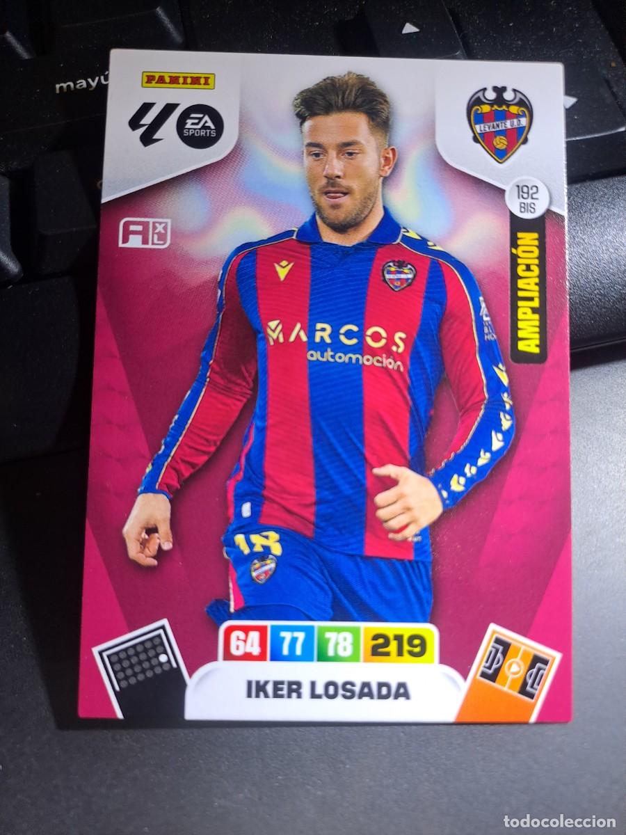 Coleccionismo Cromos antiguos: ADRENALYN XL IKER LOSADA 192 BIS AMPLIACION LEVANTE CROMO LIGA 2025 2026 25 26 PANINI