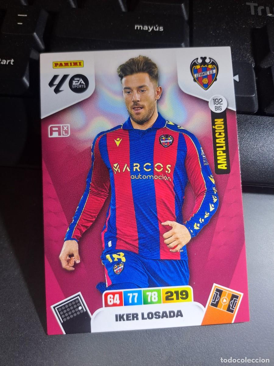 Coleccionismo Cromos antiguos: ADRENALYN XL IKER LOSADA 192 BIS AMPLIACION LEVANTE CROMO LIGA 2025 2026 25 26 PANINI