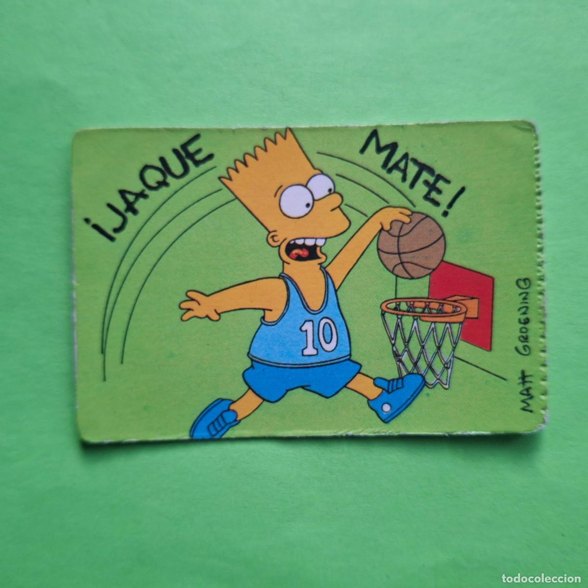 Collectable Antique Stickers: BOLLYCAO - LOS SIMPSONS - CROMO PEGATINA SIN PEGAR - THE SIMPSONS