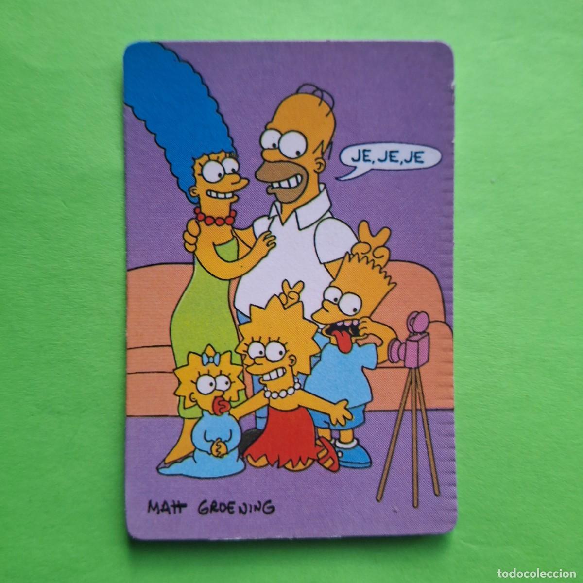 Coleccionismo Cromos antiguos: BOLLYCAO - LOS SIMPSONS - CROMO PEGATINA SIN PEGAR - THE SIMPSONS