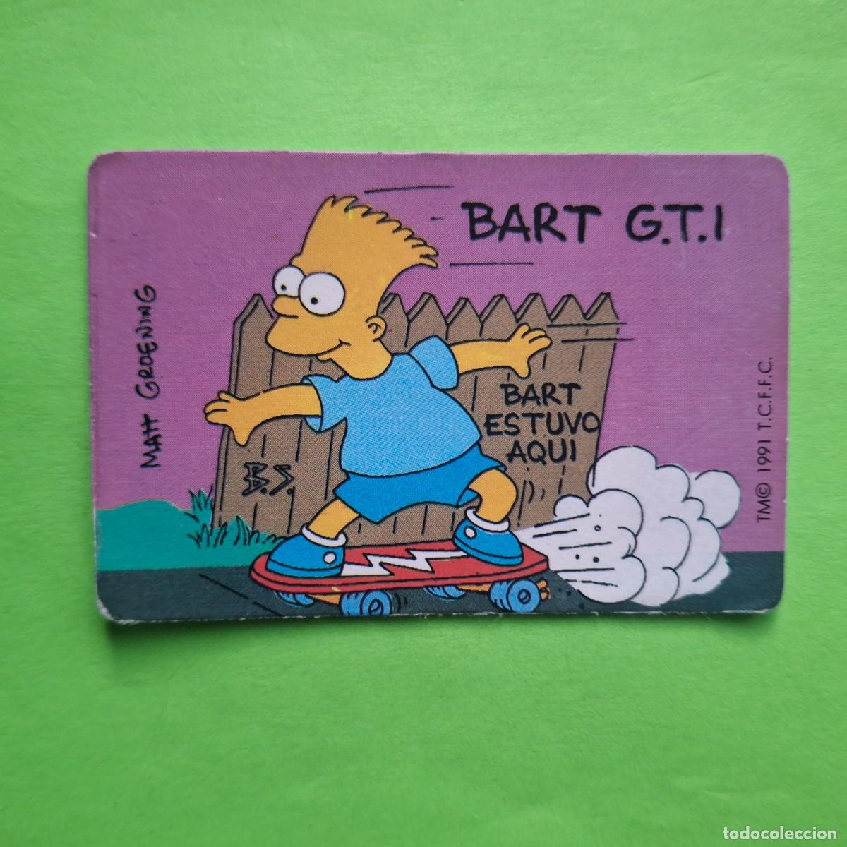 Coleccionismo Cromos antiguos: BOLLYCAO - LOS SIMPSONS - CROMO PEGATINA SIN PEGAR - THE SIMPSONS