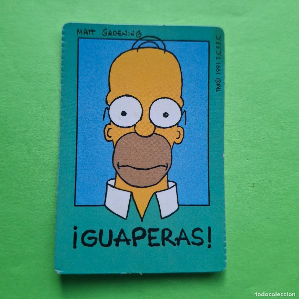 Coleccionismo Cromos antiguos: BOLLYCAO - LOS SIMPSONS - CROMO PEGATINA SIN PEGAR - THE SIMPSONS
