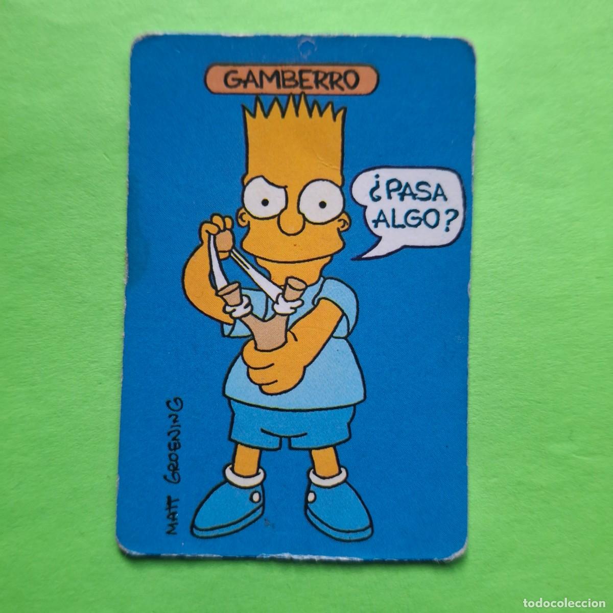 Colecionismo Cromos antigos: BOLLYCAO - LOS SIMPSONS - CROMO PEGATINA SIN PEGAR - THE SIMPSONS