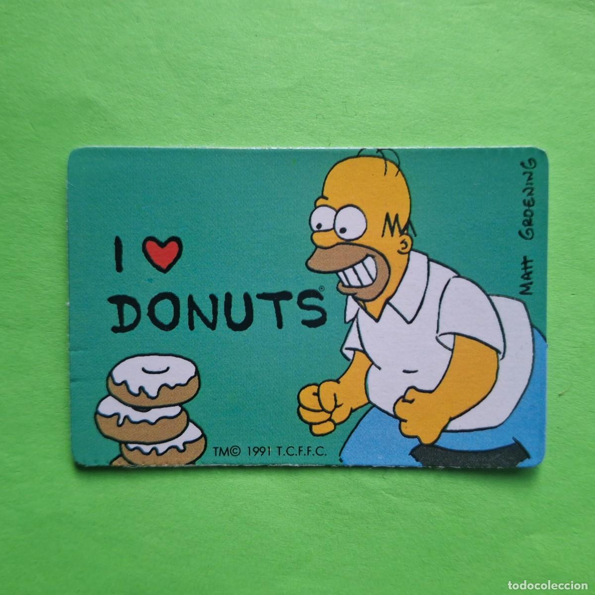 Colecionismo Cromos antigos: BOLLYCAO - LOS SIMPSONS - CROMO PEGATINA SIN PEGAR - THE SIMPSONS