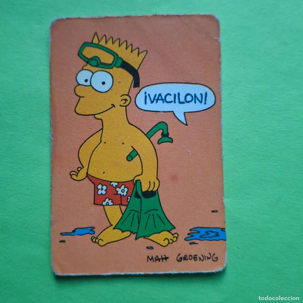 Colecionismo Cromos antigos: BOLLYCAO - LOS SIMPSONS - CROMO PEGATINA SIN PEGAR - THE SIMPSONS