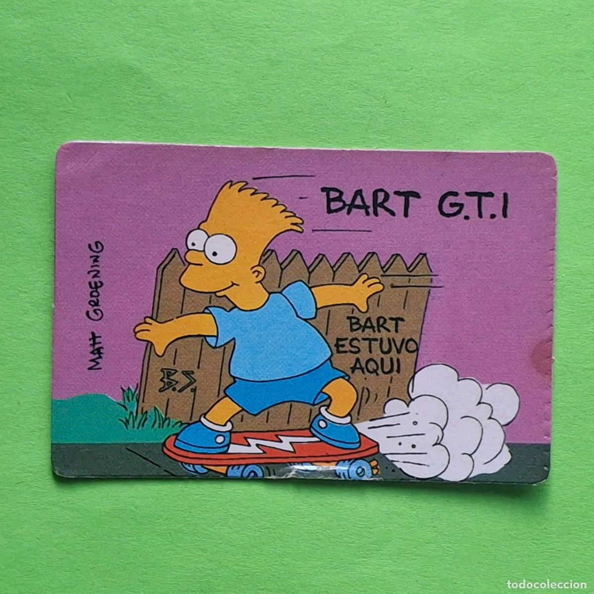 Coleccionismo Cromos antiguos: BOLLYCAO - LOS SIMPSONS - CROMO PEGATINA SIN PEGAR - THE SIMPSONS