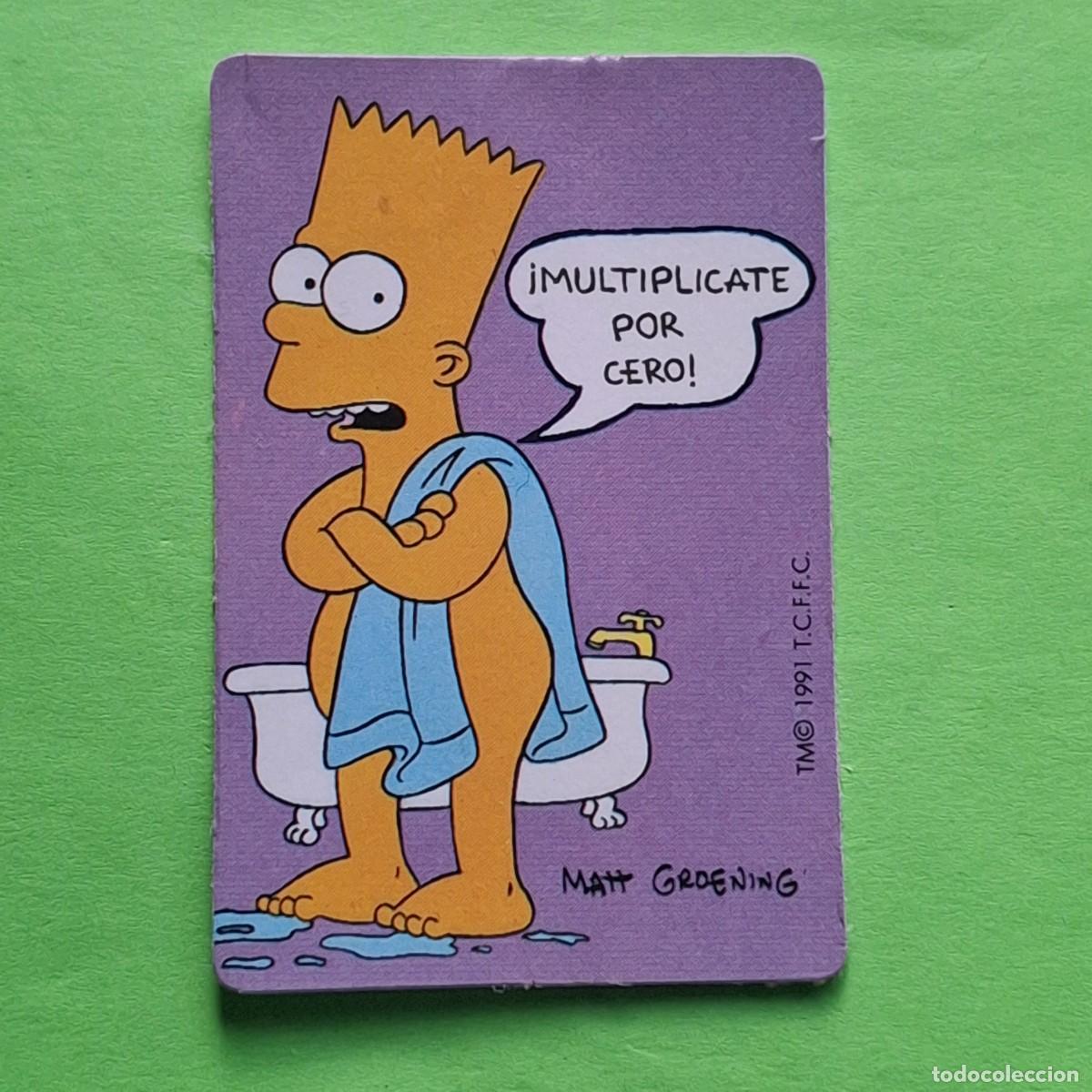 Coleccionismo Cromos antiguos: BOLLYCAO - LOS SIMPSONS - CROMO PEGATINA SIN PEGAR - THE SIMPSONS