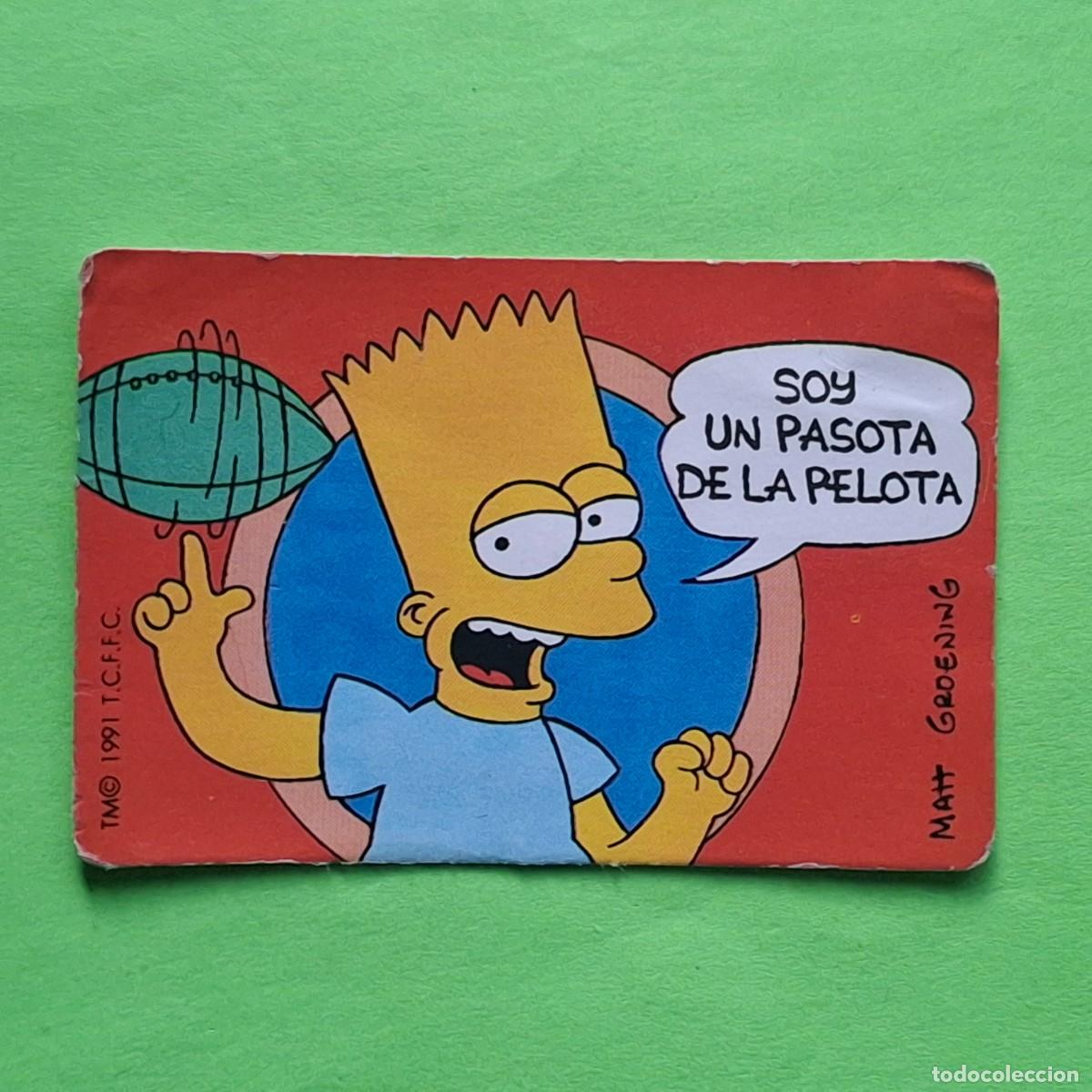 Coleccionismo Cromos antiguos: BOLLYCAO - LOS SIMPSONS - CROMO PEGATINA SIN PEGAR - THE SIMPSONS