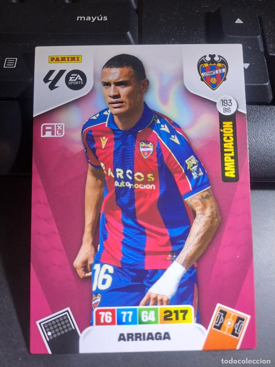Coleccionismo Cromos antiguos: ADRENALYN XL ARRIAGA 193 BIS AMPLIACION LEVANTE CROMO LIGA 2025 2026 25 26 PANINI