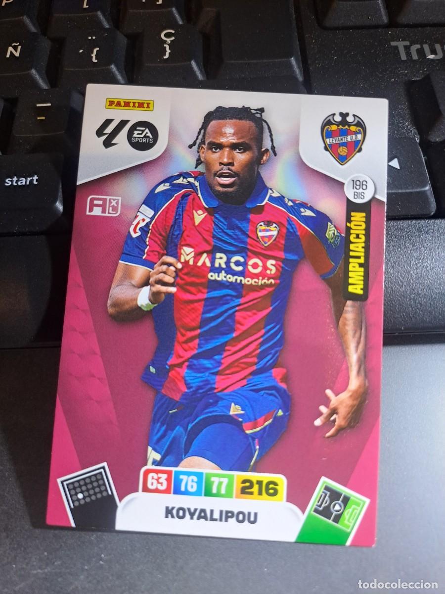 Coleccionismo Cromos antiguos: ADRENALYN XL KOYALIPOU 196 BIS AMPLIACION LEVANTE CROMO LIGA 2025 2026 25 26 PANINI