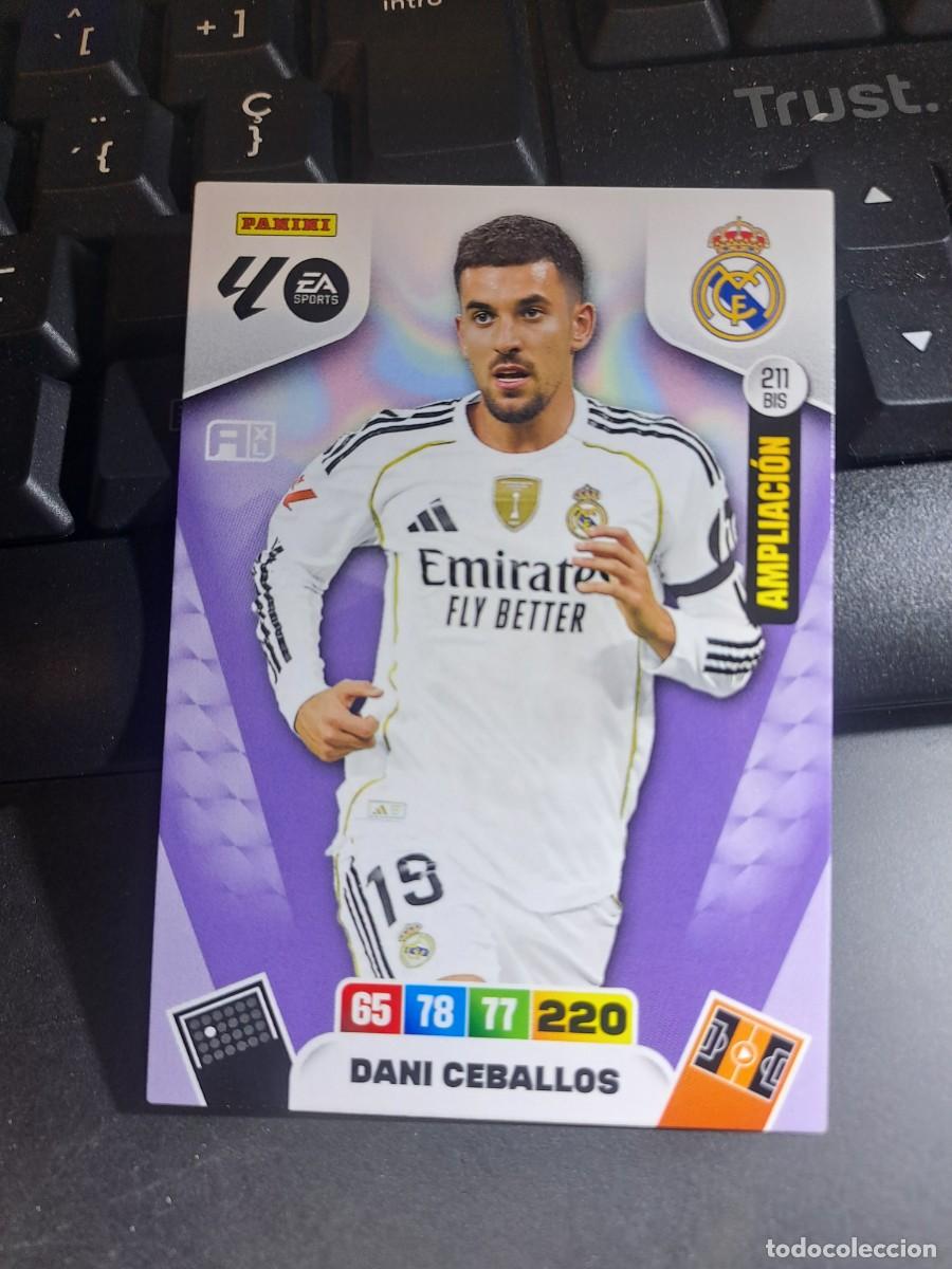 Coleccionismo Cromos antiguos: ADRENALYN XL DANI CEBALLOS 211 BIS AMPLIACION REAL MADRID CROMO LIGA 2025 2026 25 26 PANINI