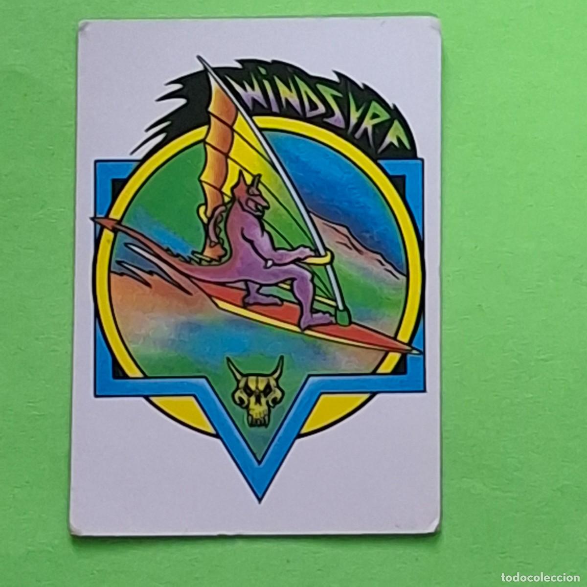 Coleccionismo Cromos antiguos: BOLLYCAO - SKATEBOARDS TERRORIFICOS - CROMO PEGATINA ADHESIVO SIN PEGAR - WINDSURF