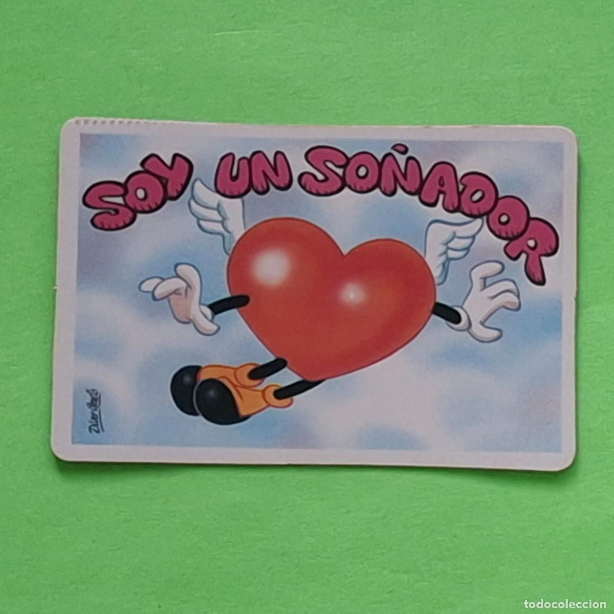 Collectable Antique Stickers: BOLLYCAO - PEGUI TARJETA - PEGUI TARJETAS II - CROMO - SOY UN SO&Ntilde;ADOR - CORAZON CIELO