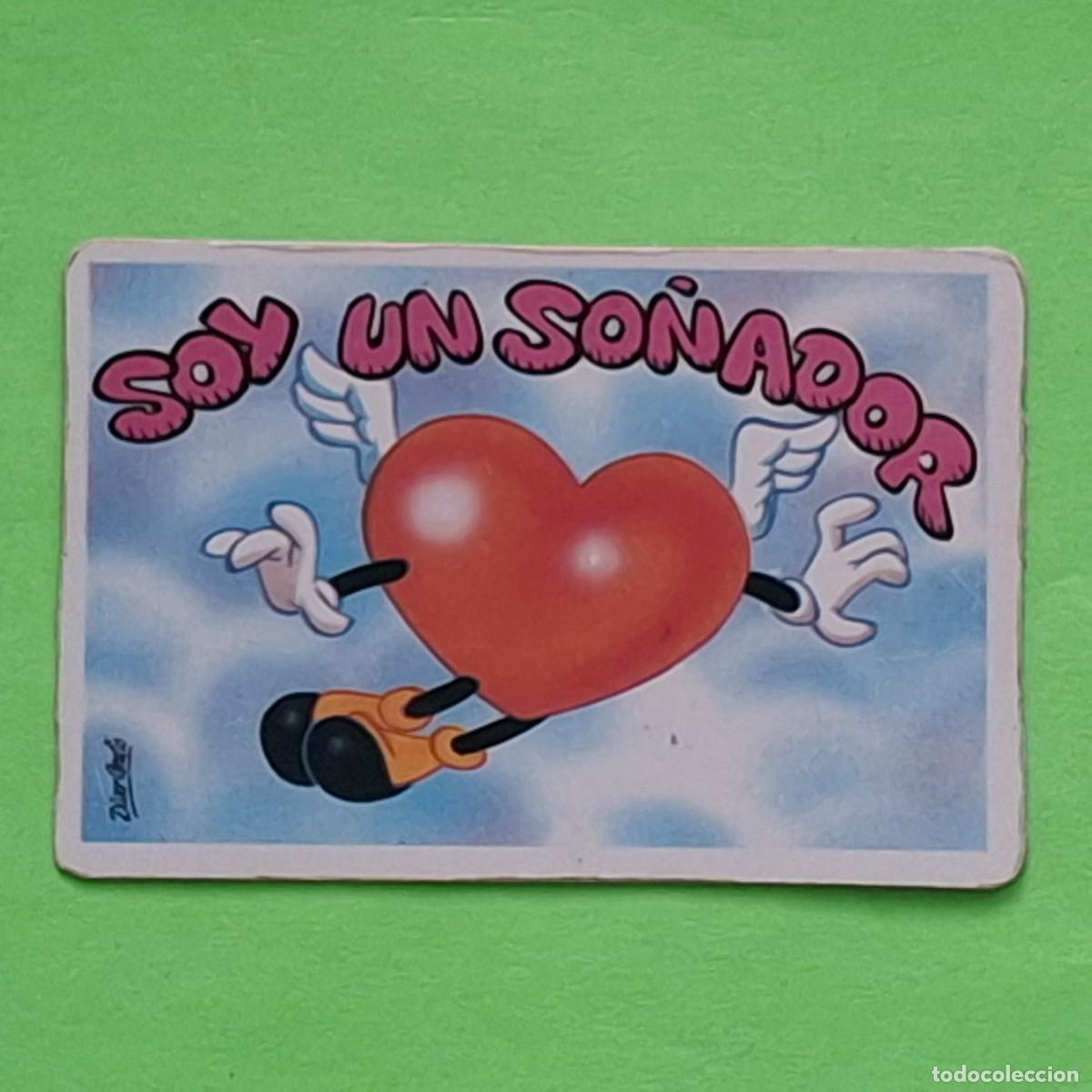 Collectable Antique Stickers: BOLLYCAO - PEGUI TARJETA - PEGUI TARJETAS II - CROMO - SOY UN SO&Ntilde;ADOR - CORAZON CIELO