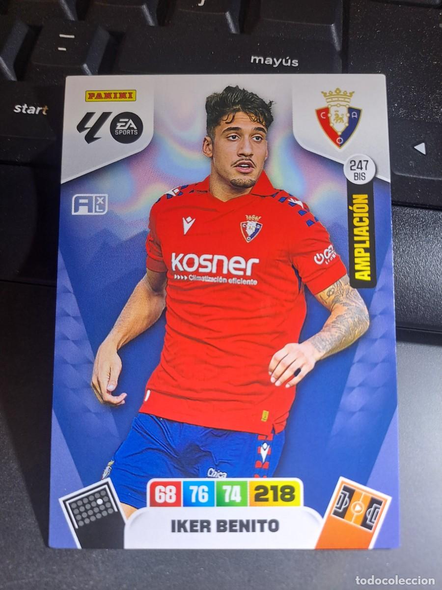 Coleccionismo Cromos antiguos: ADRENALYN XL IKER BENITO 247 BIS AMPLIACION OSASUNA CROMO LIGA 2025 2026 25 26 PANINI