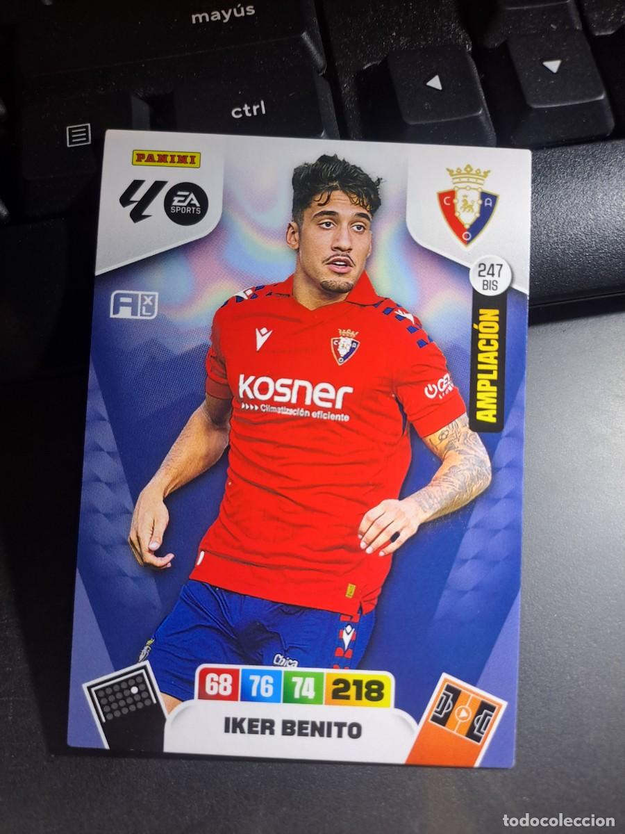 Coleccionismo Cromos antiguos: ADRENALYN XL IKER BENITO 247 BIS AMPLIACION OSASUNA CROMO LIGA 2025 2026 25 26 PANINI
