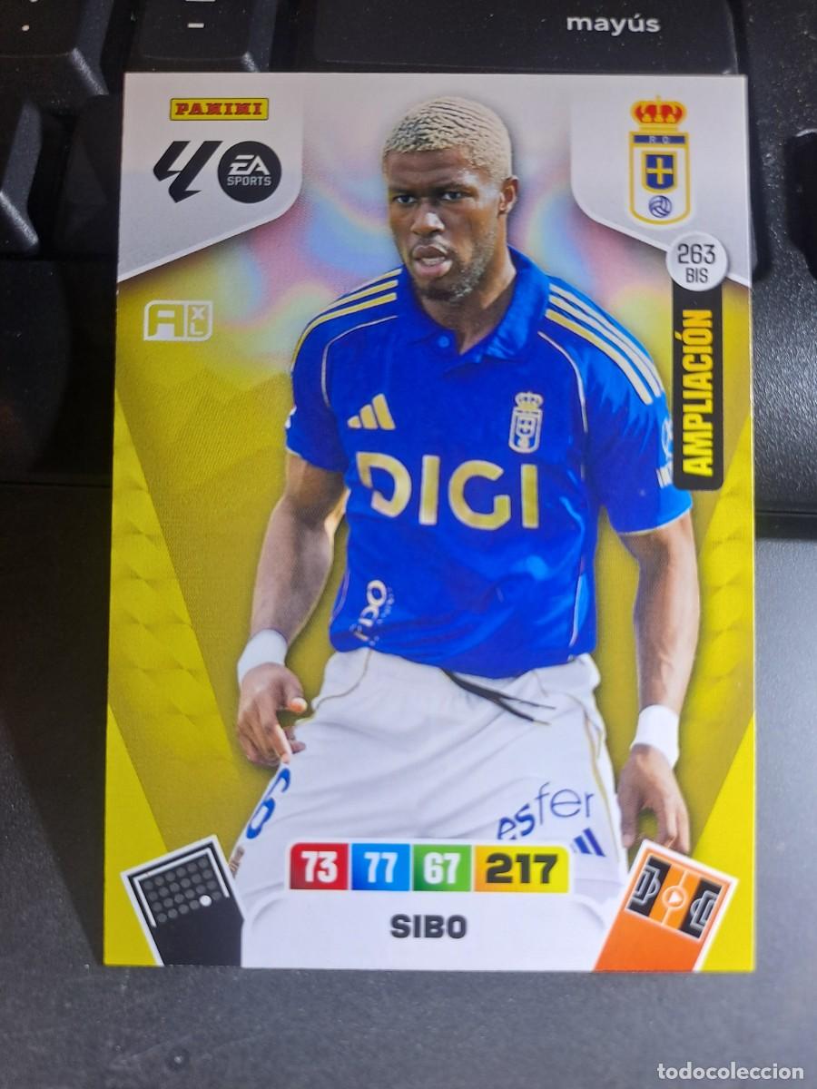 Coleccionismo Cromos antiguos: ADRENALYN XL SIBO 263 BIS AMPLIACION OVIEDO CROMO LIGA 2025 2026 25 26 PANINI