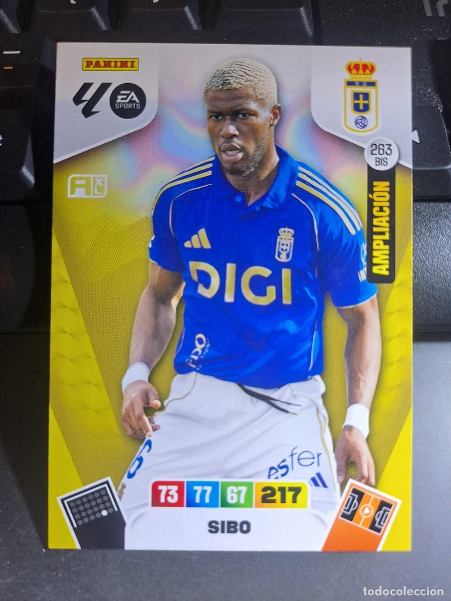 Coleccionismo Cromos antiguos: ADRENALYN XL SIBO 263 BIS AMPLIACION OVIEDO CROMO LIGA 2025 2026 25 26 PANINI