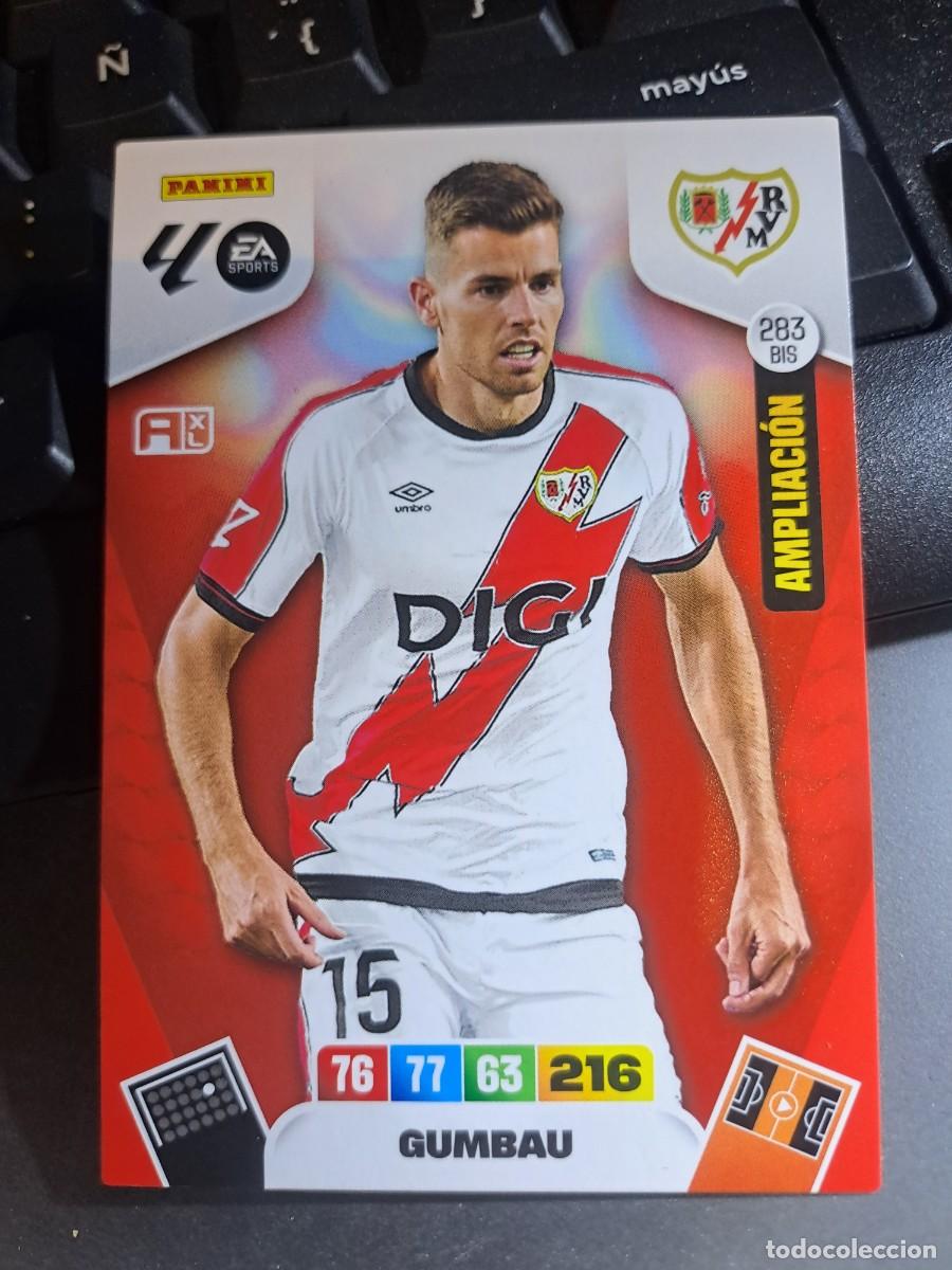 Coleccionismo Cromos antiguos: ADRENALYN XL GUMBAU 283 BIS AMPLIACION RAYO VALLECANO CROMO LIGA 2025 2026 25 26 PANINI