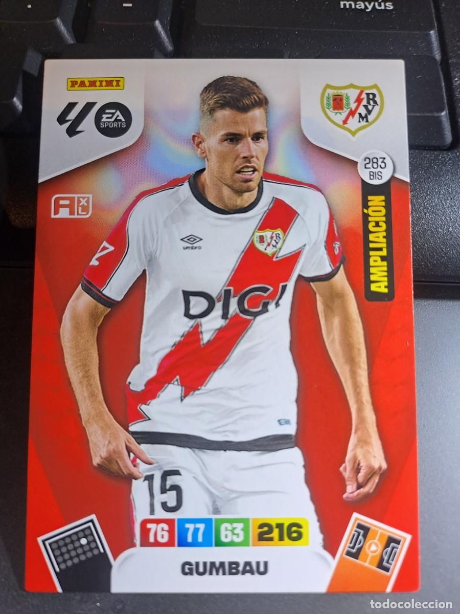 Coleccionismo Cromos antiguos: ADRENALYN XL GUMBAU 283 BIS AMPLIACION RAYO VALLECANO CROMO LIGA 2025 2026 25 26 PANINI
