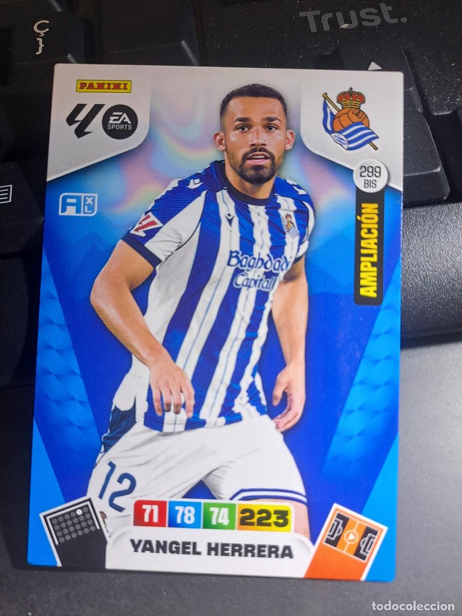 Coleccionismo Cromos antiguos: ADRENALYN XL YANGEL HERRERA 299 BIS AMPLIACION REAL SOCIEDAD CROMO LIGA 2025 2026 25 26 PANINI