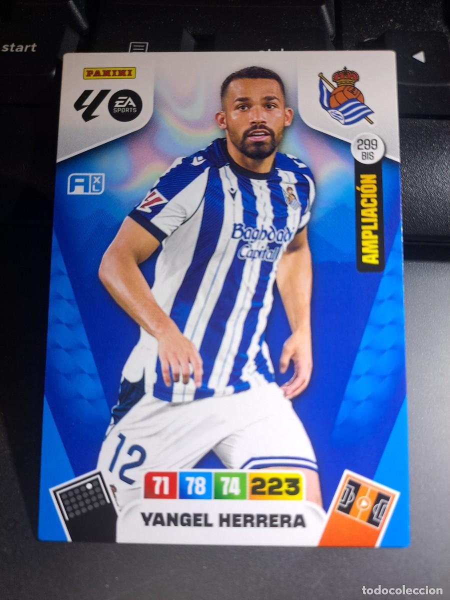 Coleccionismo Cromos antiguos: ADRENALYN XL YANGEL HERRERA 299 BIS AMPLIACION REAL SOCIEDAD CROMO LIGA 2025 2026 25 26 PANINI
