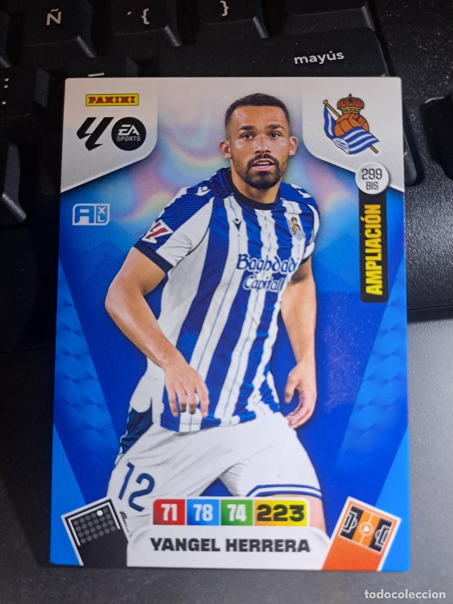 Coleccionismo Cromos antiguos: ADRENALYN XL YANGEL HERRERA 299 BIS AMPLIACION REAL SOCIEDAD CROMO LIGA 2025 2026 25 26 PANINI