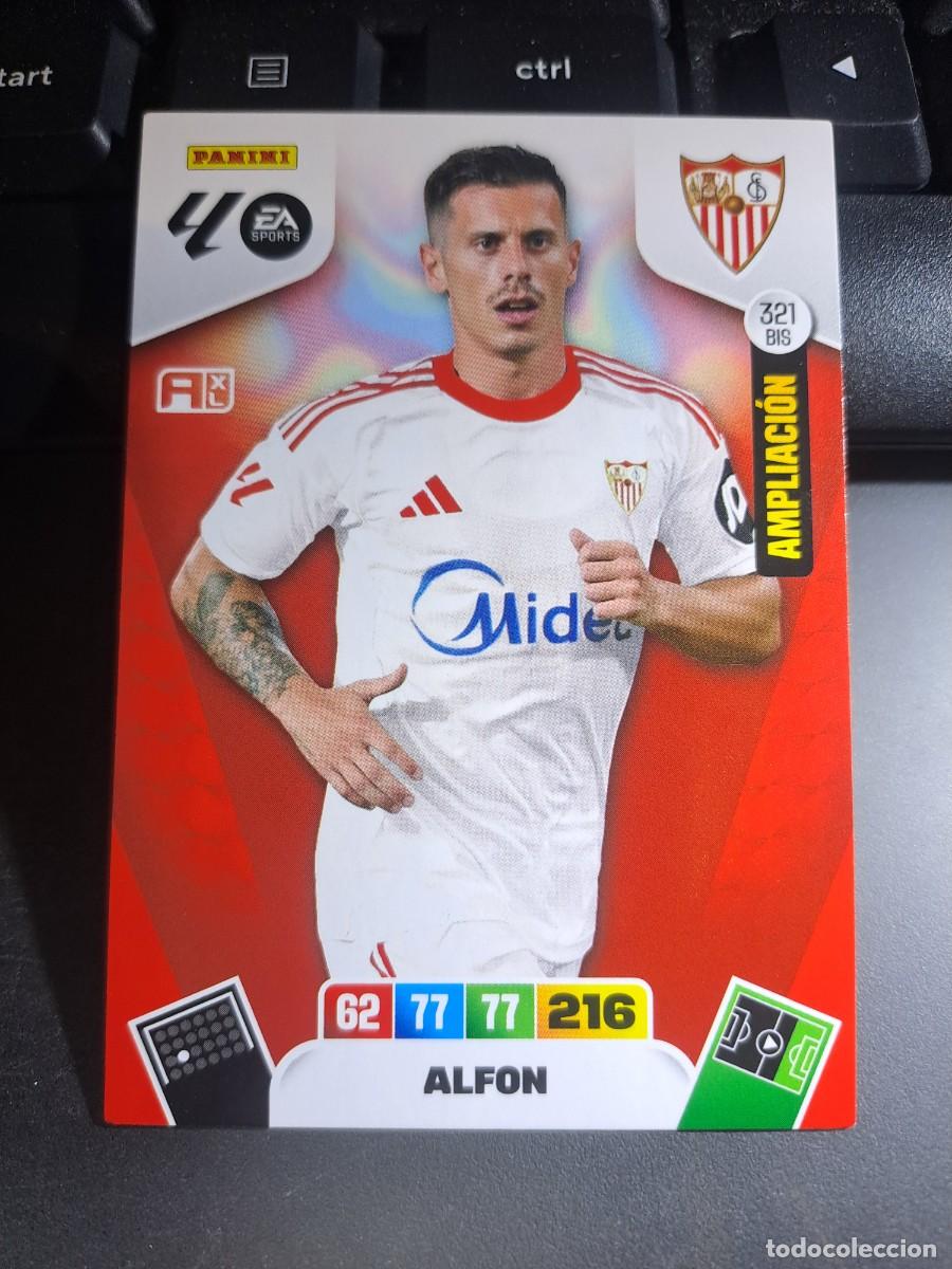 Coleccionismo Cromos antiguos: ADRENALYN XL ALFON 321 BIS AMPLIACION SEVILLA CROMO LIGA 2025 2026 25 26 PANINI