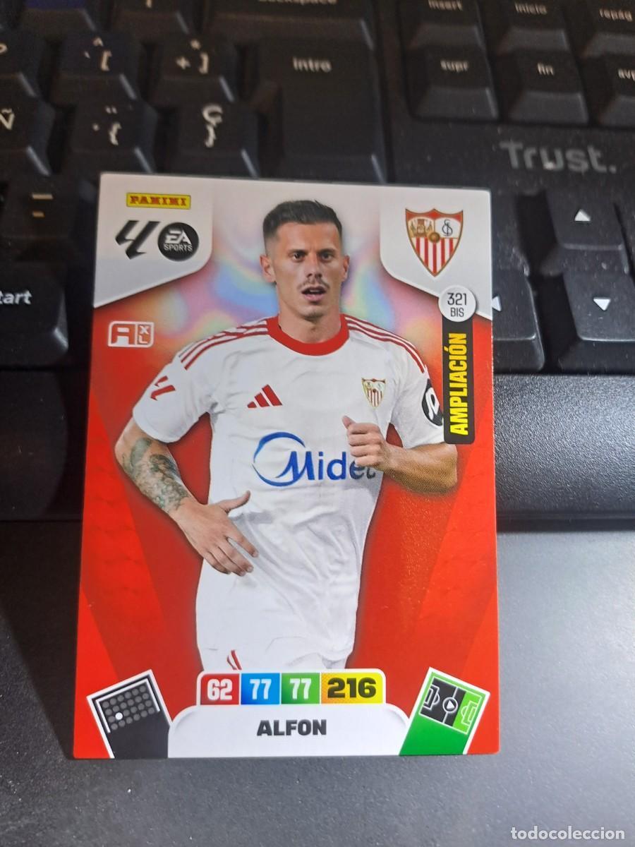 Coleccionismo Cromos antiguos: ADRENALYN XL ALFON 321 BIS AMPLIACION SEVILLA CROMO LIGA 2025 2026 25 26 PANINI