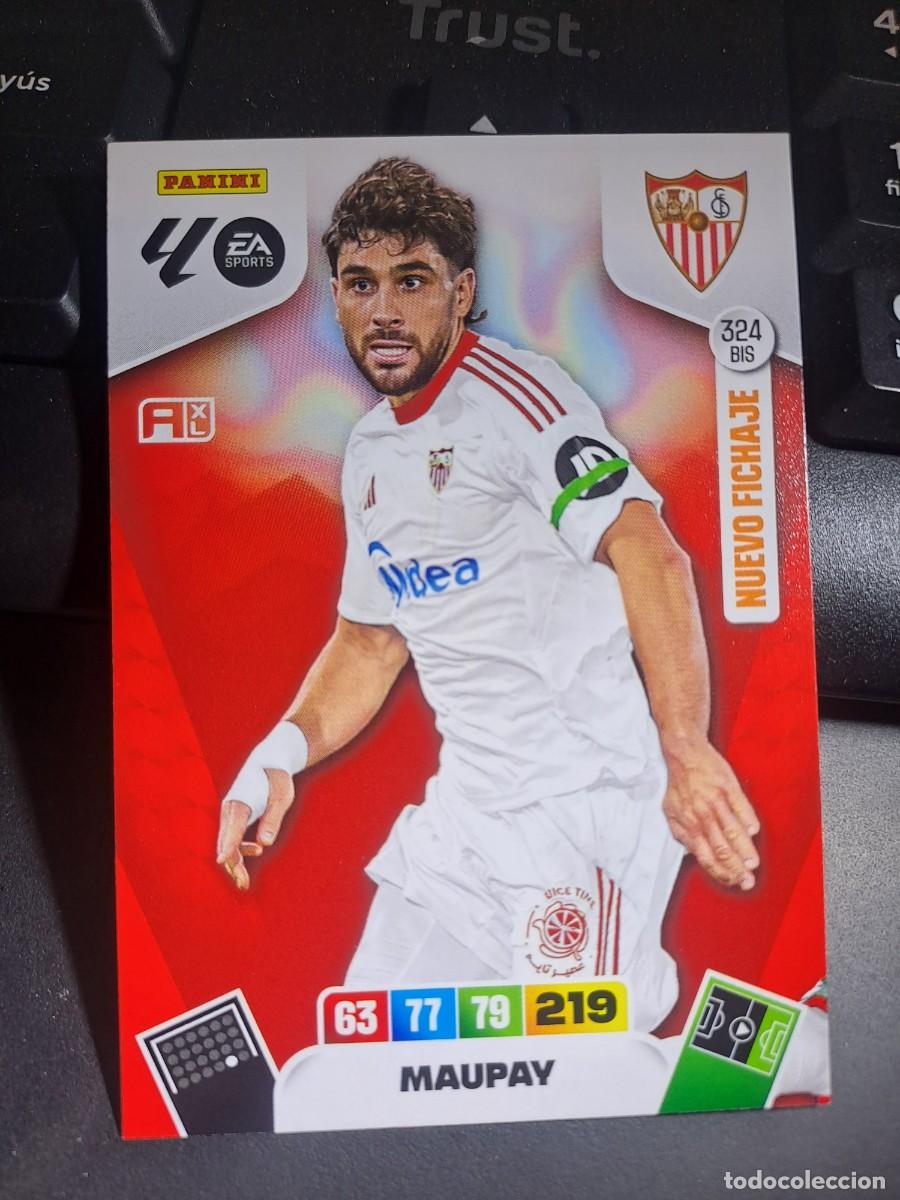 Coleccionismo Cromos antiguos: ADRENALYN XL MAUPAY 324 BIS NUEVO FICHAJE SEVILLA CROMO LIGA 2025 2026 25 26 PANINI
