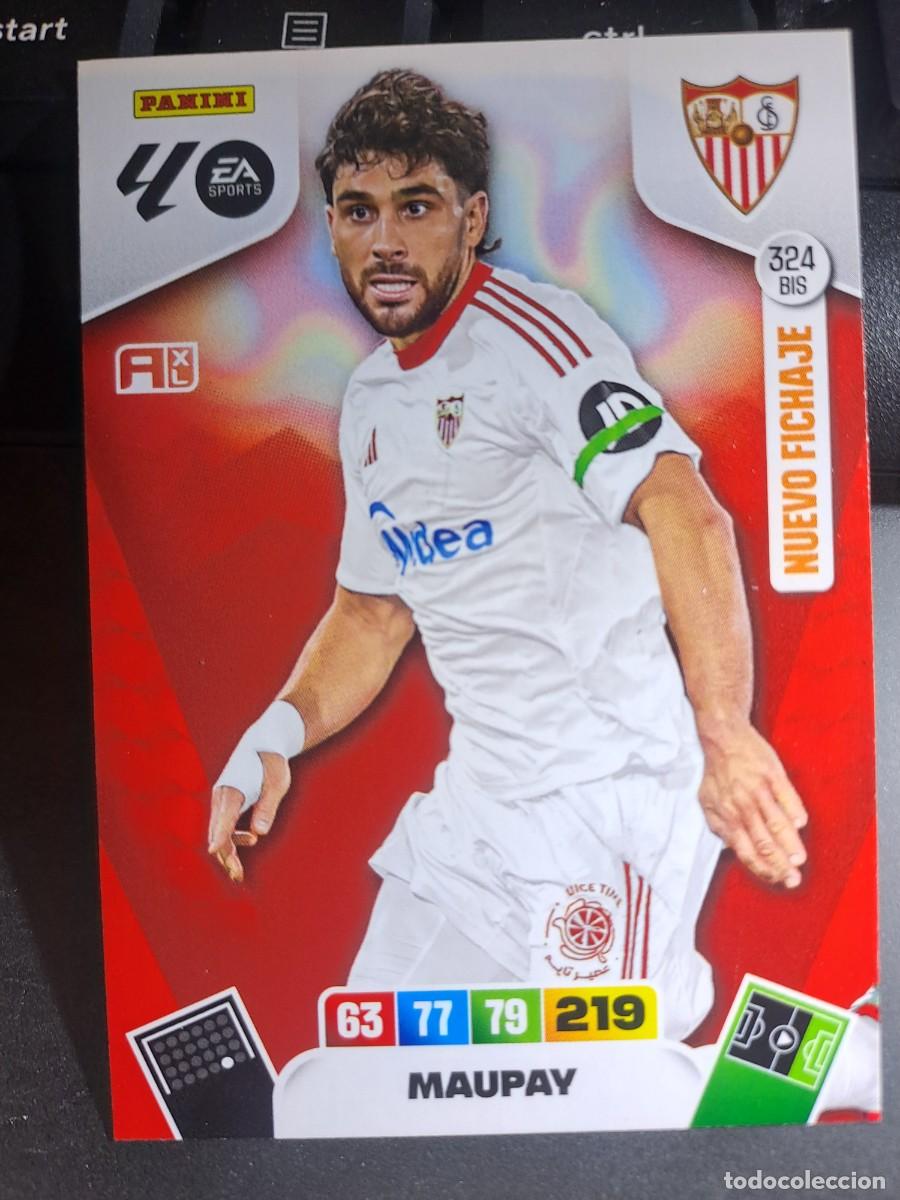Coleccionismo Cromos antiguos: ADRENALYN XL MAUPAY 324 BIS NUEVO FICHAJE SEVILLA CROMO LIGA 2025 2026 25 26 PANINI