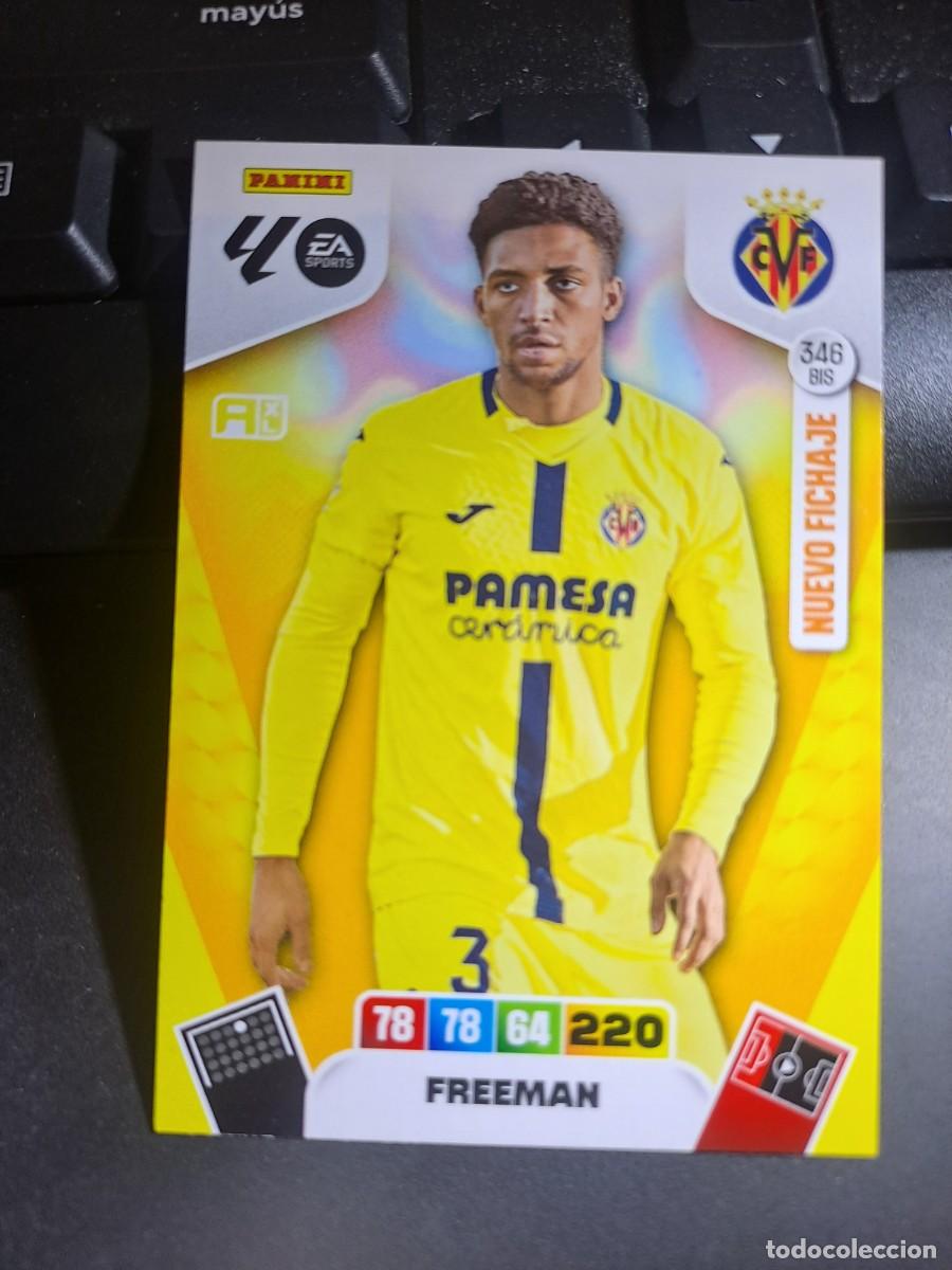 Coleccionismo Cromos antiguos: ADRENALYN XL FREEMAN 346 BIS NUEVO FICHAJE VILLARREAL CROMO LIGA 2025 2026 25 26 PANINI