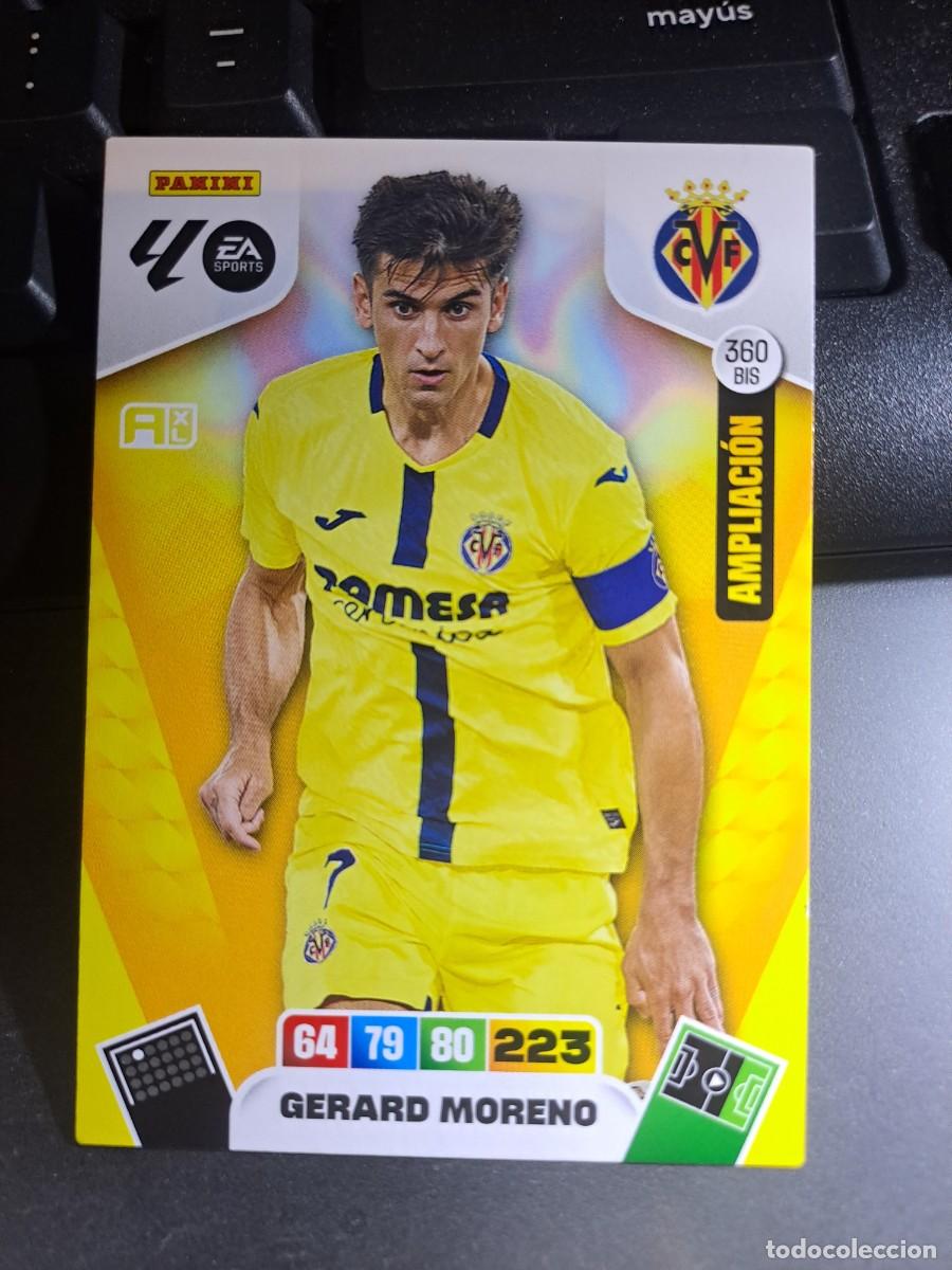 Coleccionismo Cromos antiguos: ADRENALYN XL GERARD MORENO 360 BIS AMPLIACION VILLARREAL CROMO LIGA 2025 2026 25 26 PANINI