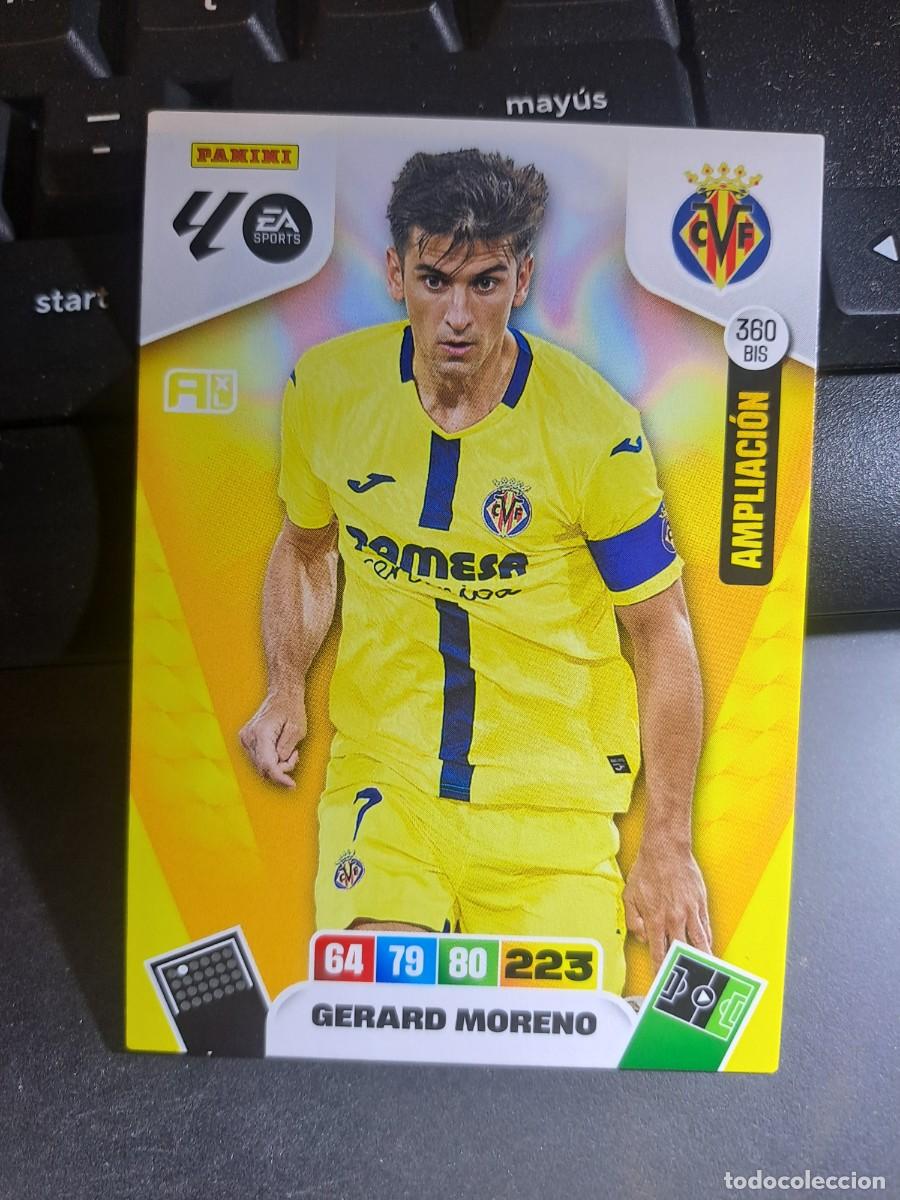 Coleccionismo Cromos antiguos: ADRENALYN XL GERARD MORENO 360 BIS AMPLIACION VILLARREAL CROMO LIGA 2025 2026 25 26 PANINI