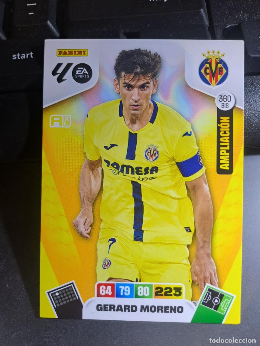Coleccionismo Cromos antiguos: ADRENALYN XL GERARD MORENO 360 BIS AMPLIACION VILLARREAL CROMO LIGA 2025 2026 25 26 PANINI