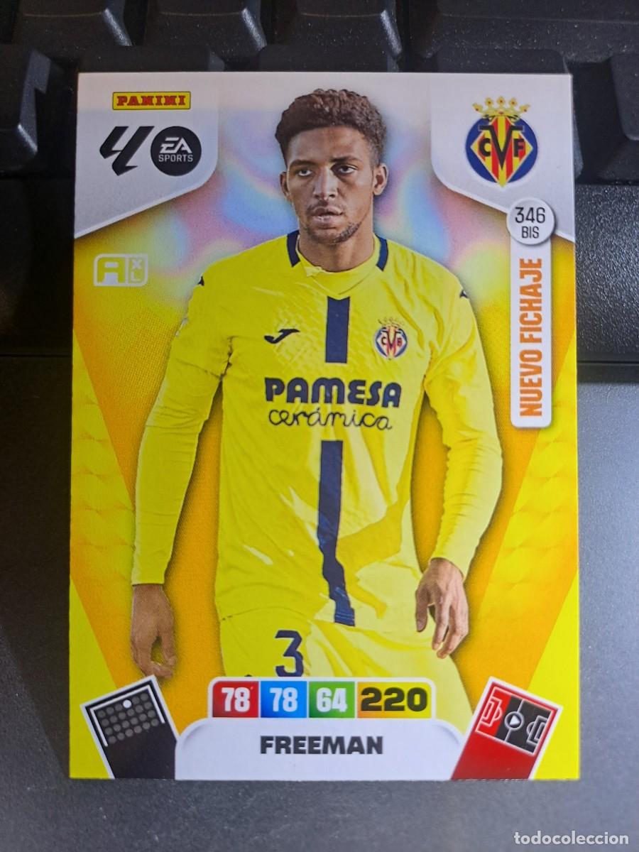 Coleccionismo Cromos antiguos: ADRENALYN XL FREEMAN 346 BIS NUEVO FICHAJE VILLARREAL CROMO LIGA 2025 2026 25 26 PANINI