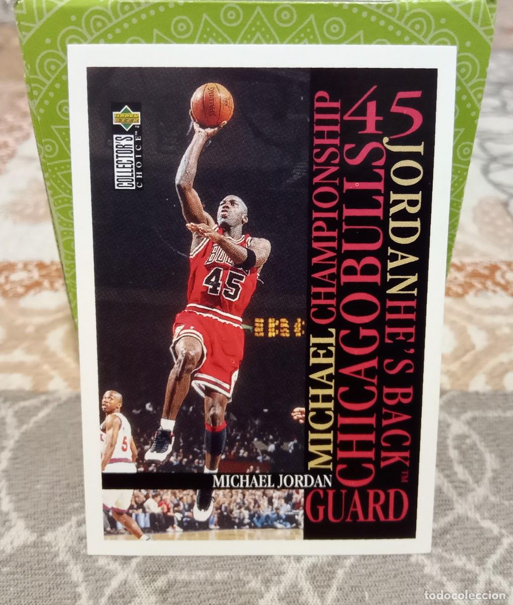 Coleccionismo Cromos antiguos: CROMO PEGATINA MJ STICKER UPPER DECK 1995 MICHAEL JORDAN #7 95-96 HE'S BACK CHICAGO BULLS NUEVO