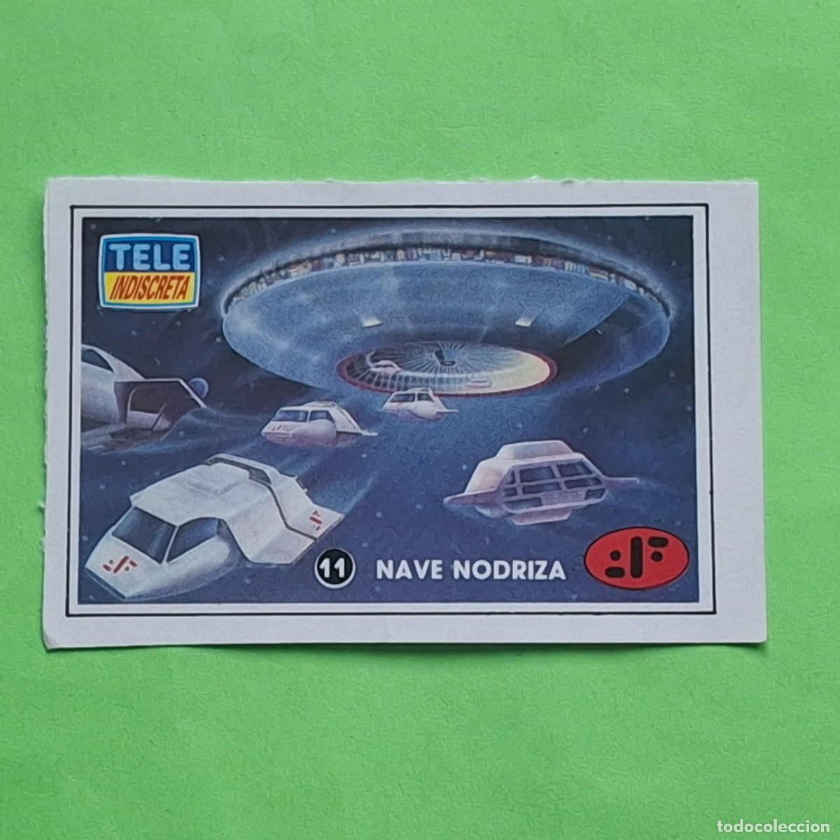 Coleccionismo Cromos antiguos: TELE INDISCRETA - SERIE V VISITANTES N&ordm; 11 - NAVE NODRIZA - CROMO PEGATINA ADHESIVO