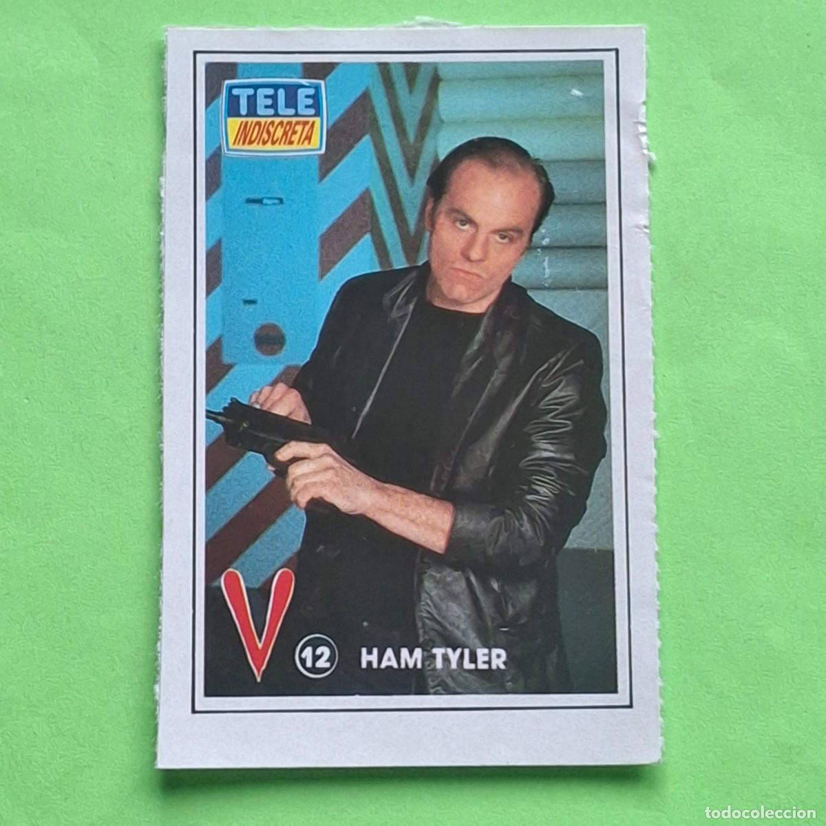 Coleccionismo Cromos antiguos: TELE INDISCRETA - SERIE V VISITANTES N&ordm; 12 - HAM TYLER - CROMO PEGATINA ADHESIVO