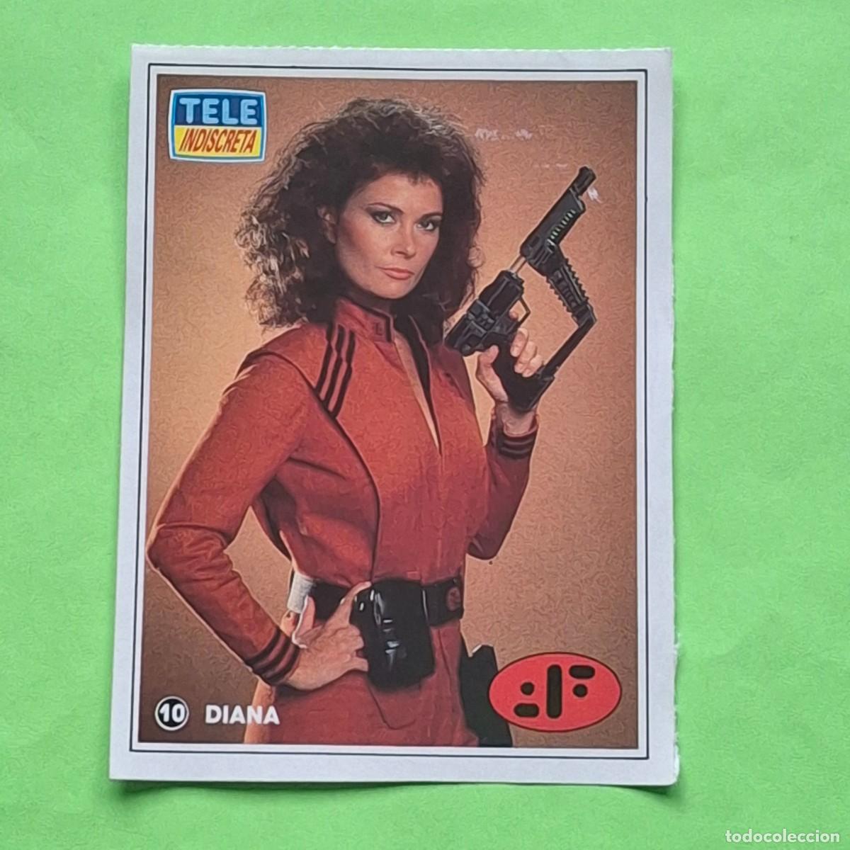 Coleccionismo Cromos antiguos: TELE INDISCRETA - SERIE V VISITANTES N&ordm; 10 - DIANA - CROMO PEGATINA ADHESIVO