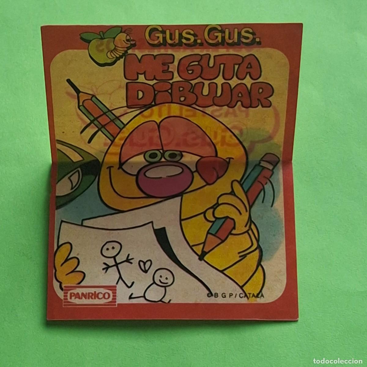 Collezionismo Figurine antiche: PANRICO PASTELITO GUS GUS - ME GUSTA DIBUJAR - CROMO PEGATINA ADHESIVO
