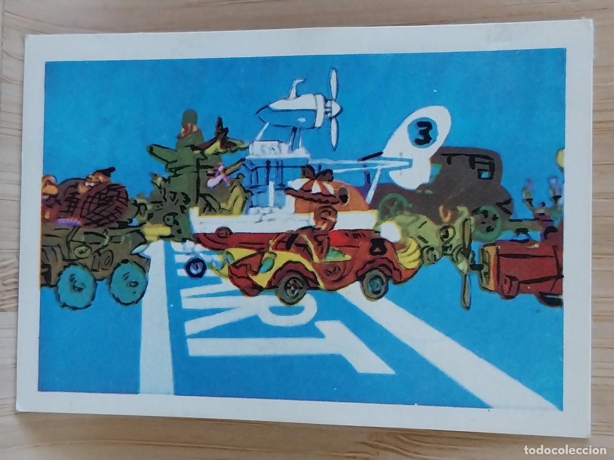 Coleccionismo Cromos antiguos: AUTOS LOCOS A&Ntilde;O 1972 FHER CROMO 210 RECUPERADO ORIGINAL